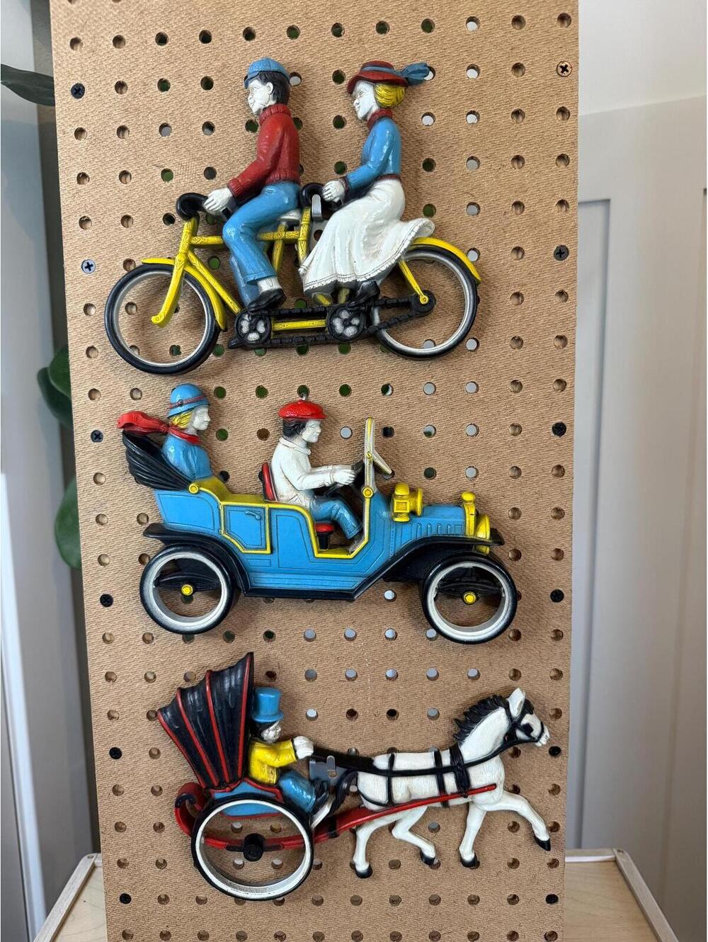 Vintage Homco Transportation Wall Hangings